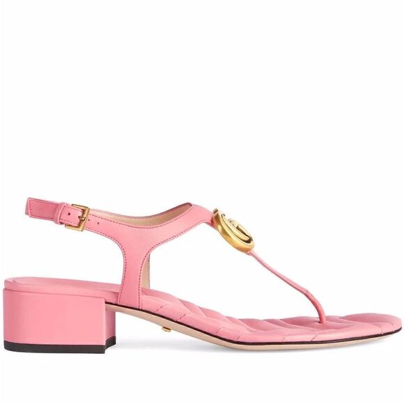 GUCCI
Leather Double G Sandals 35 - Picture 1 of 10